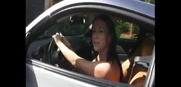  Car Handjob Girl Caugth stealing